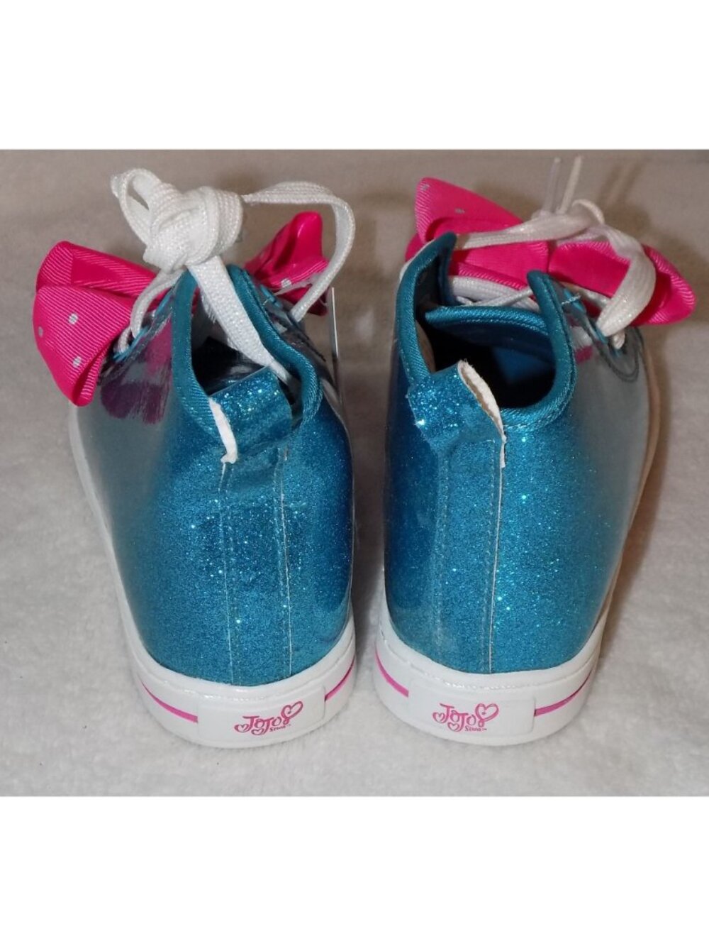 Nickelodeon Jojo Siwa Teal & Pink High-Top Sneaker (Toddler Girls) 10 - Picture 2 of 6